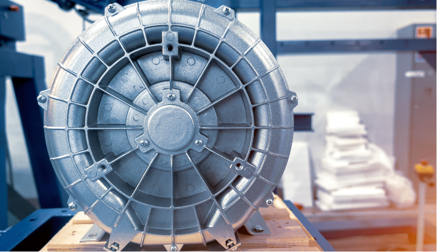 Motore per soffiatore industriale